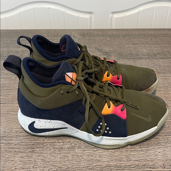 Nike Other - Nike PG 2 Paul George 2 ACG Olive Canvas/Obsidian Mens Size 10